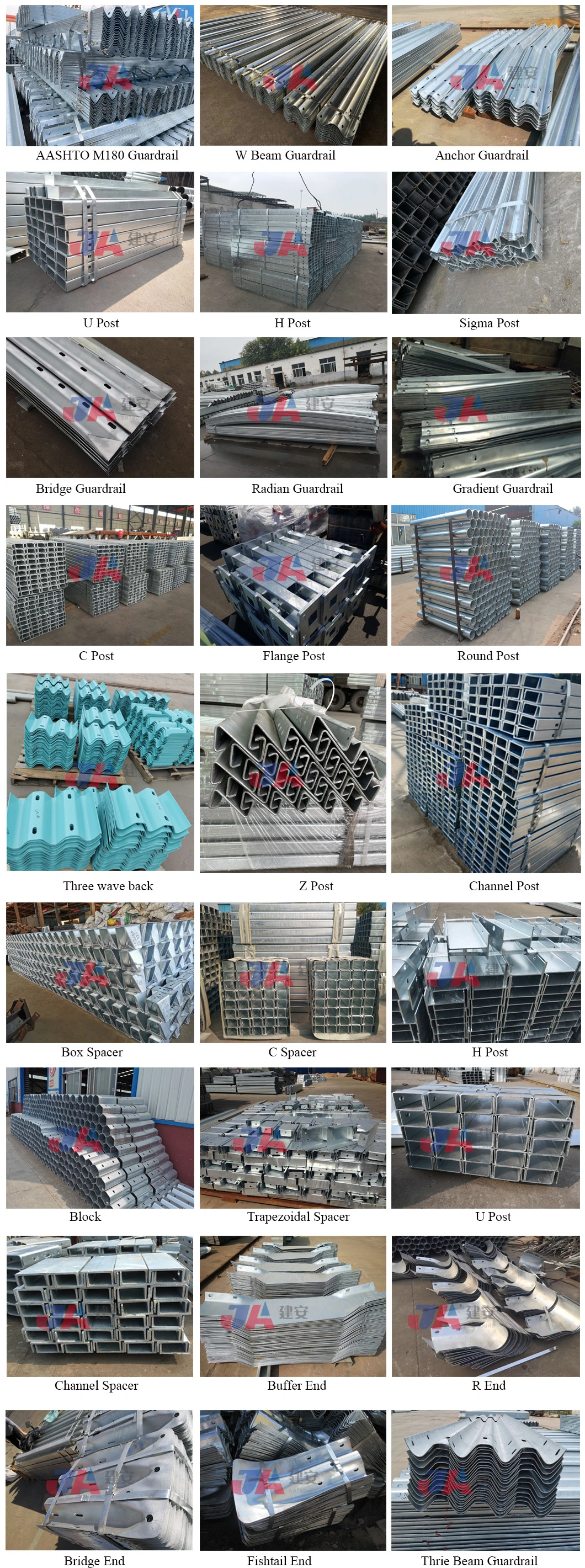 Galvanized Steel Highway Guard Rail Board From Shandong Plant