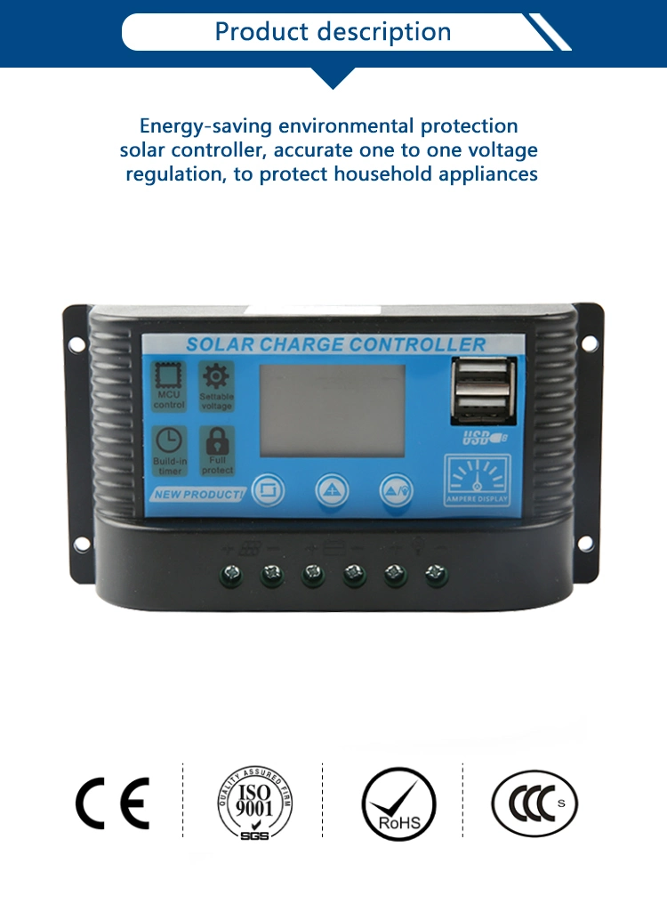 12V/24V 15A Solar Charger Controller for Street Lights