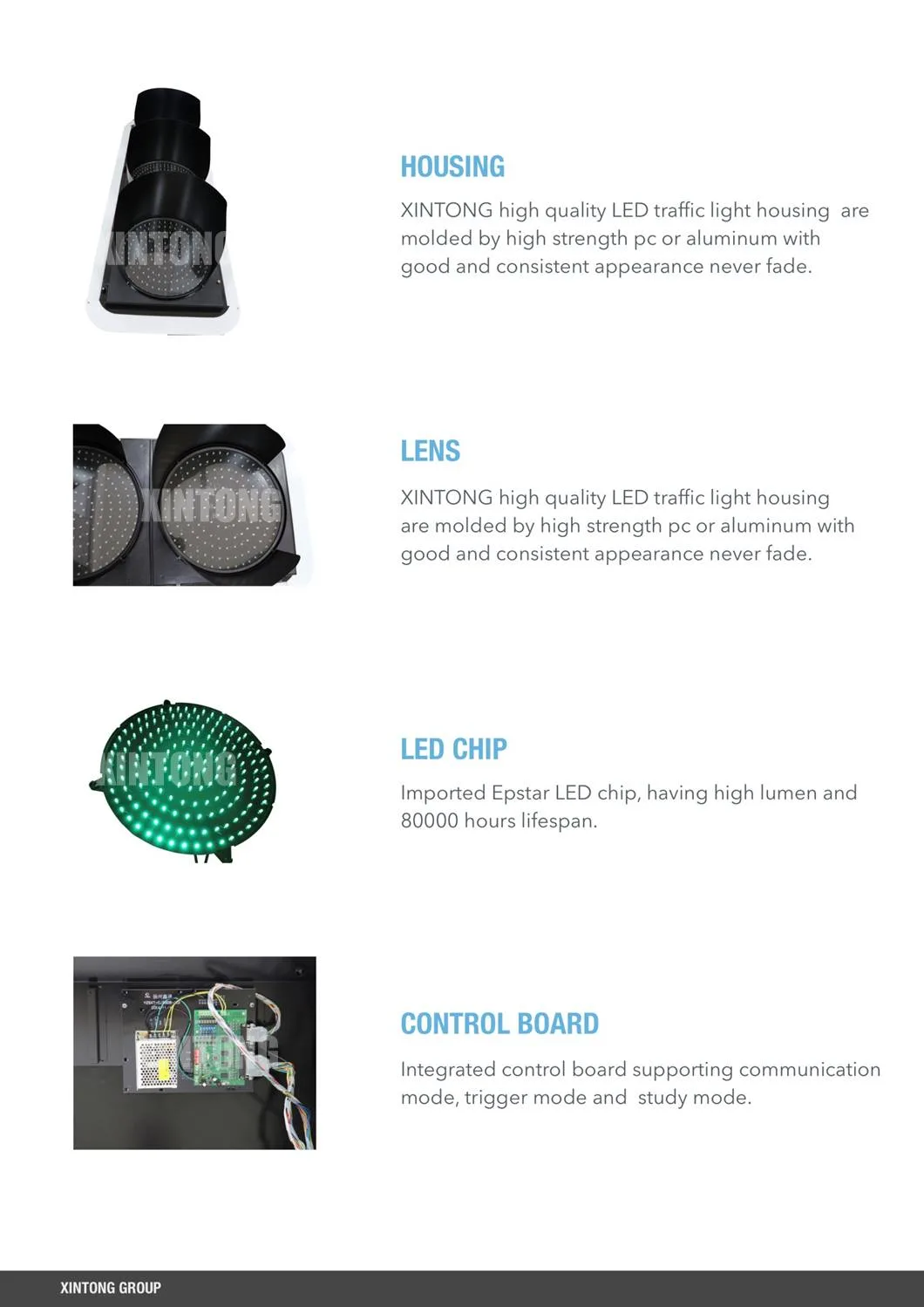 Xintong Hot Sale Solar Wireless Traffic Light Control System