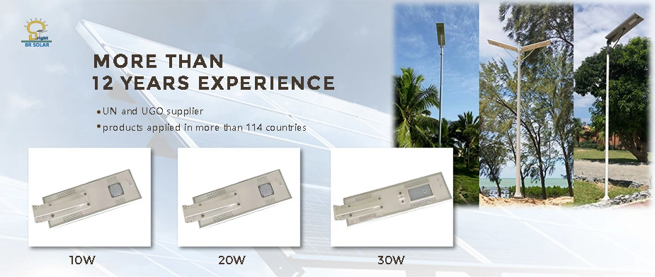 60W All in One Solar Light with Charging Cellphone