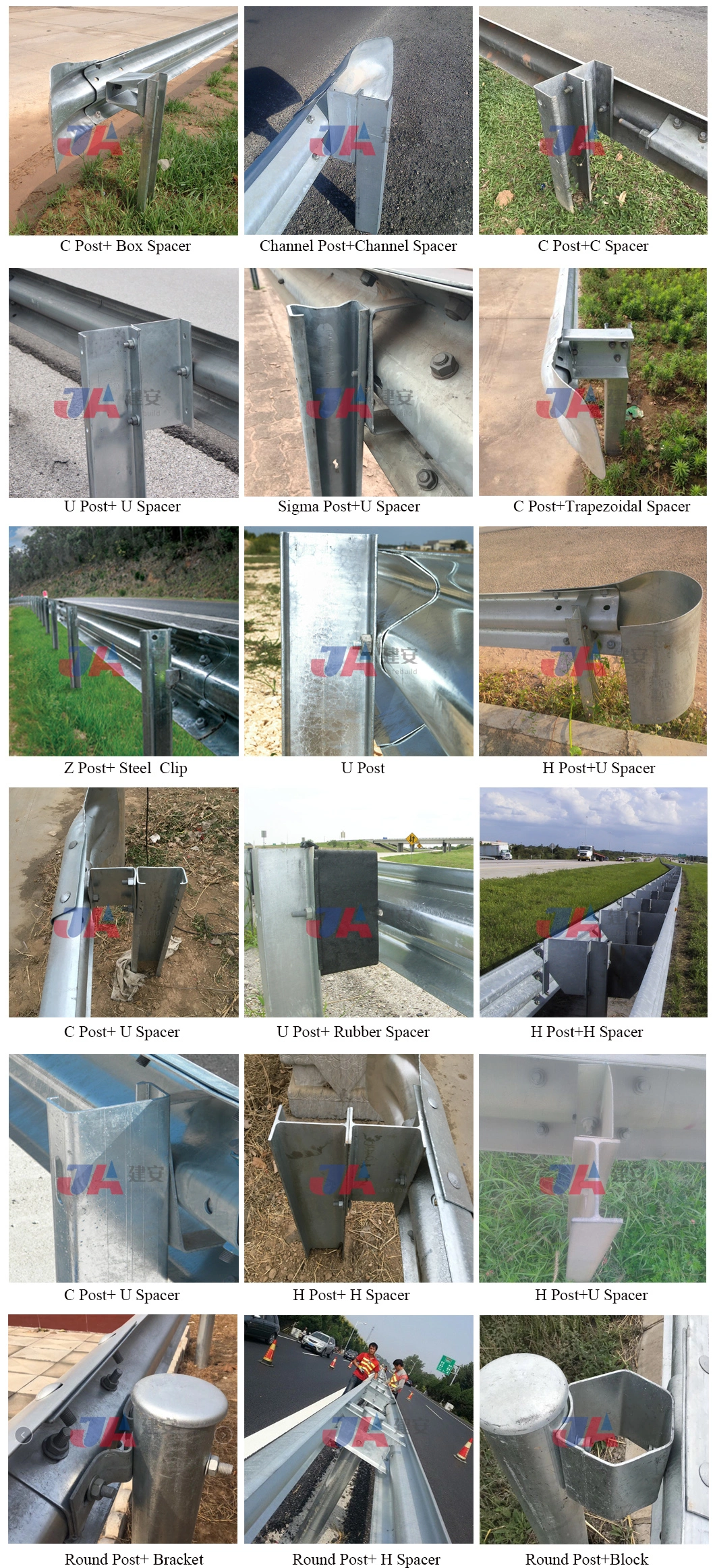 Galvanized Steel Highway Guard Rail Board From Shandong Plant