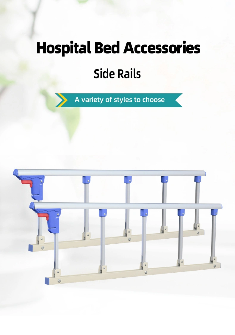 Folding Aluminum Stainless Side Guard Rail for Hospital Bed Parts Accessories with Cheap Price