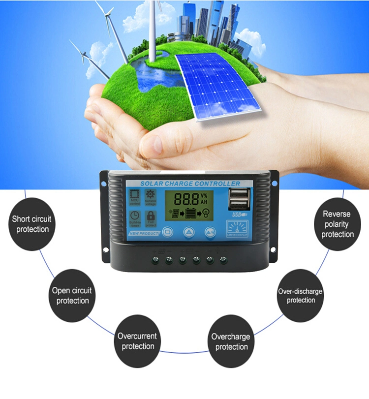 12V/24V 15A Solar Charger Controller for Street Lights