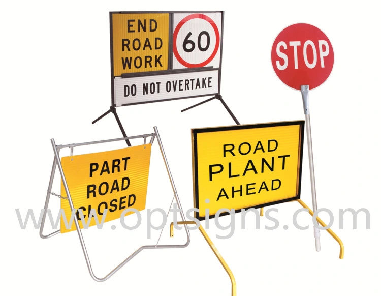 OEM Temporary Traffic Control Outdoor Aluminium Street Sign