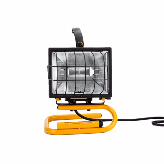 작업장용 500W 노란색 금속 할로겐 투광 조명
