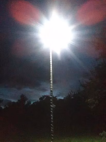  Bspro는 올인원 통합 실외 조명을 만듭니다.  고성능 셀가로등, LED 태양광가로등