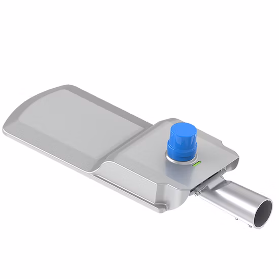 정원 도로를 위한 조정가능한 150lm/W IP66 옥외 점화 똑똑한 광전지 에너지 절약 60W LED 가로등