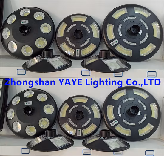 Yaye 뜨거운 판매 CE/RoHS 100W/200W/250W/300W/400W/500W/600W/800W/1000W/1500W/COB SMD 통합 IP67 야외 태양광 LED 가로등 21년 생산